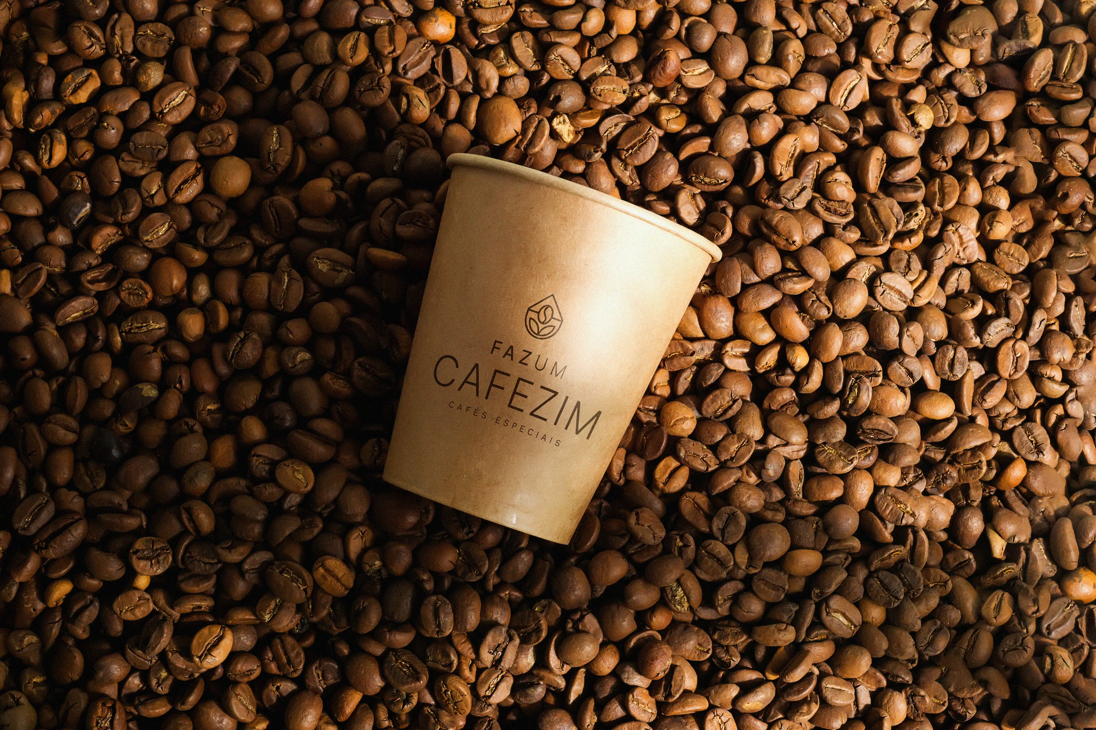 Xícara de café artesanal
